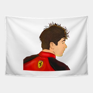 Charles Leclerc 16 Ferrari Tapestry