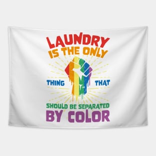 Laundry Is The Only Thing That Should Be Separated By Color Tapestry