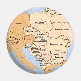 Eastern Europe Map Pin