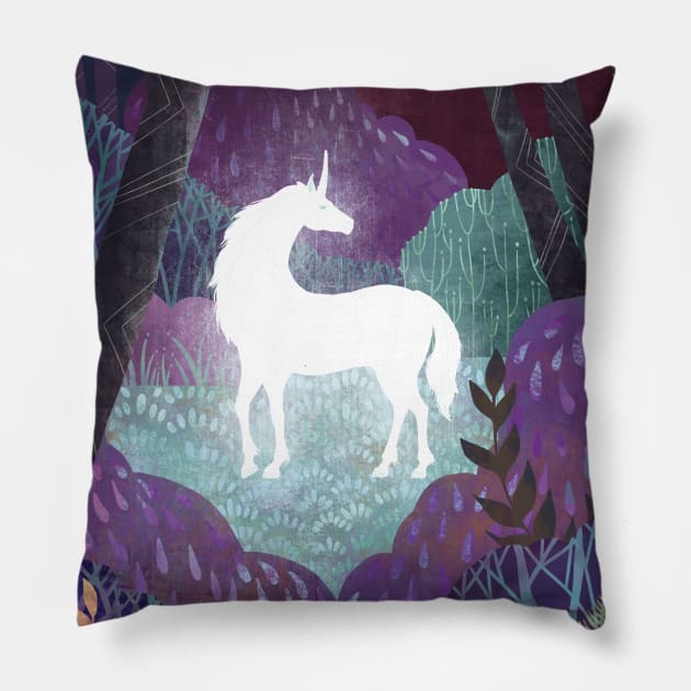 The Last Unicorn Pillow by beesants