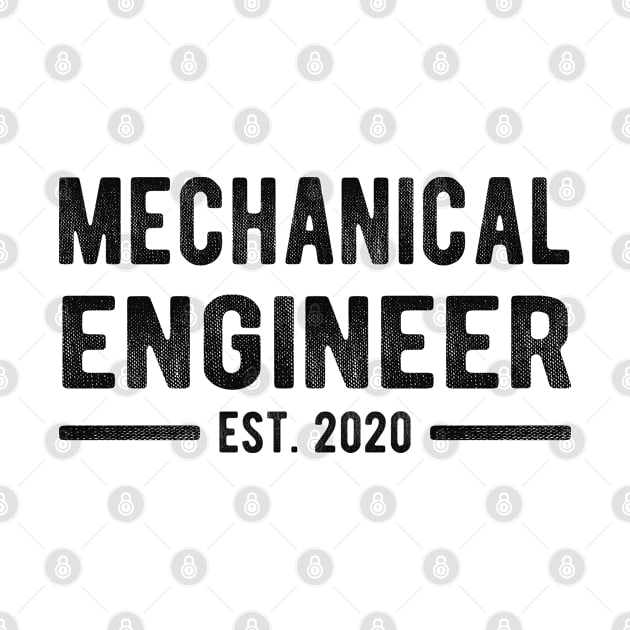 Mechanical Engineer Est. 2020 by KC Happy Shop