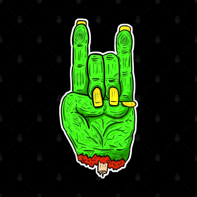 Zombie Fingers - Evil Rock Snail by Squeeb Creative