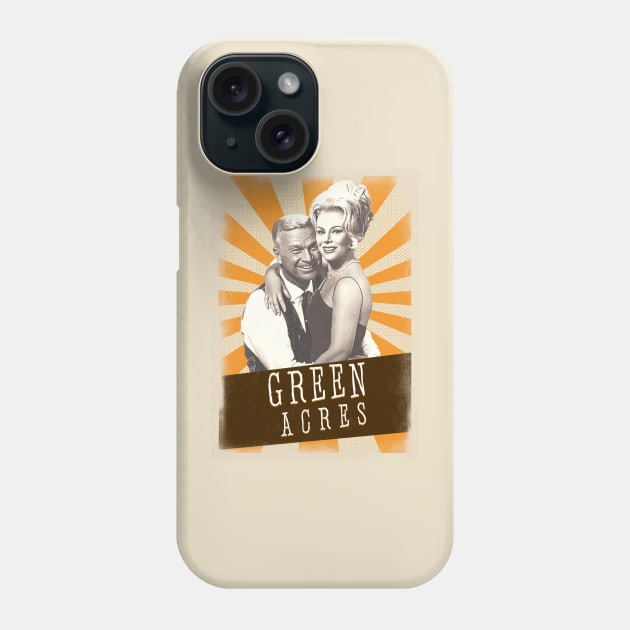 Vintage Aesthetic Green Acres 80s Phone Case by SkulRose