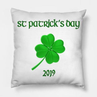 St patricks day 2019 Pillow