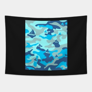 Sailing Camo Tiffany Tapestry