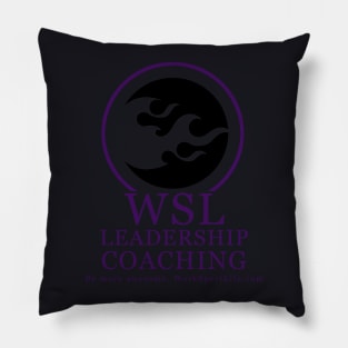 WSL Leadership Coaching logo in purple Pillow