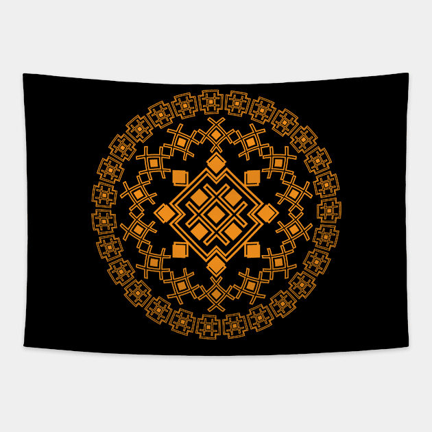 amulet magic mandala Tapestry by Eskimos