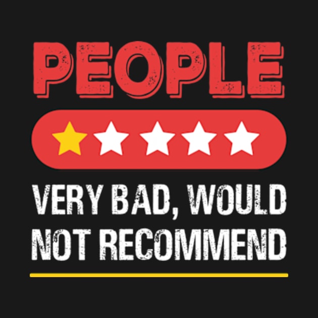 People, One Star, The Worst, Would Not Recommend: Funny Human Rating by David Brown