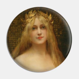 A Classical Beauty by Leon Francois Comerre Pin