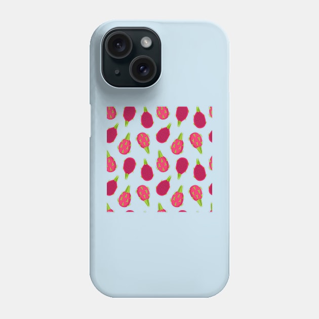 dragon fruit pattern Phone Case by abahanom