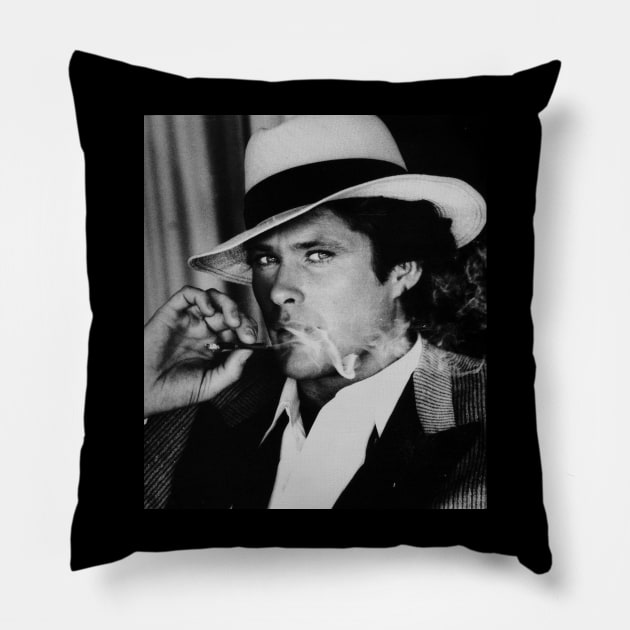 David Hasselhoff / 1952 Pillow by Nakscil