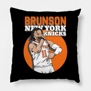 Jalen Brunson Knicks Celebration Pillow