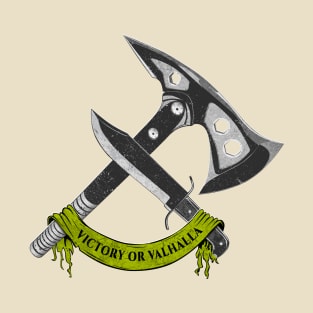 VICTORY OR VALHALLA (green) T-Shirt