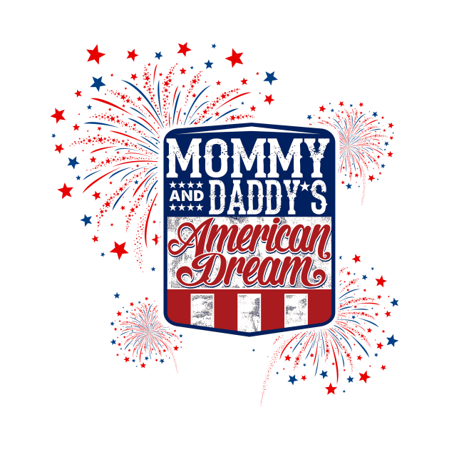 Mommy and Daddy's American Dream Kids by WalkingMombieDesign