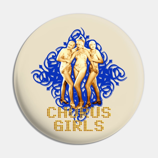 Golden Chorus Girls Pin by Dez53