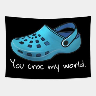 You croc my world 1 Tapestry
