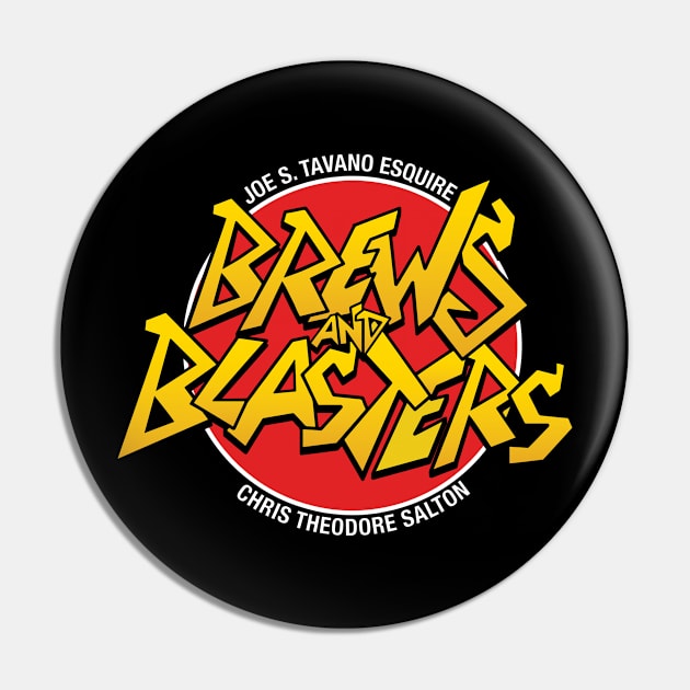 Brews and Blasters Wild Logo Pin by BrewsAndBlasters1