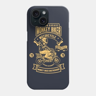 Monkey biker Phone Case