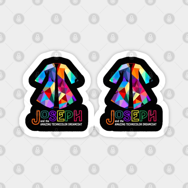 Joseph and the Amazing Technicolor Dreamcoat Drinkware - Design #1 Magnet by MarinasingerDesigns