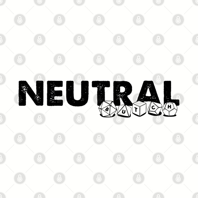 Neutral Butch (Dark Ink) by The Digital Monk