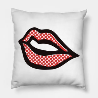 My Lips Are Sealed Pillow