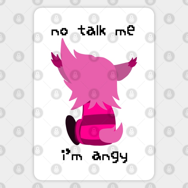 Anise: No Talk Me I'm Angy - Just Shapes And Beats - Phone Case