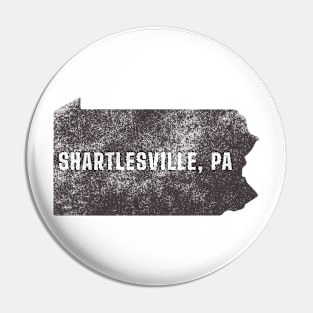 Shartlesville, PA - Map (Distressed) Pin