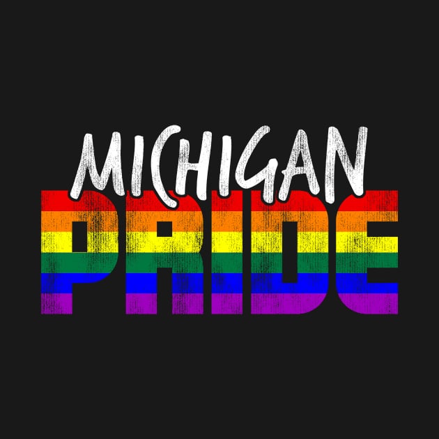 Michigan Pride LGBT Flag by wheedesign