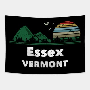 Mountain Sunset Flying Birds Outdoor Essex Vermont Tapestry