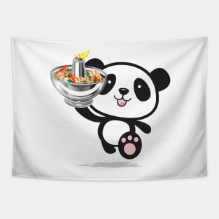 Happy Hotpot Panda Tapestry