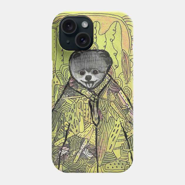 Aristocratic dog #38 Phone Case by Artist Pavel Kuragin