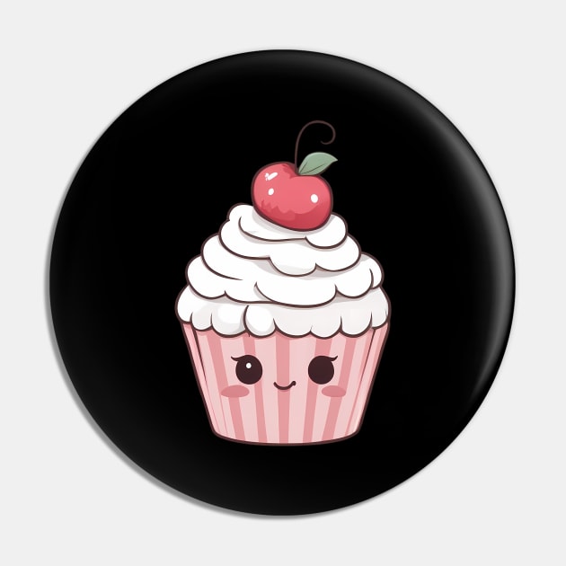 Cupcake Emoji Pin by animegirlnft