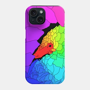 Rainbow Pangolin Phone Case