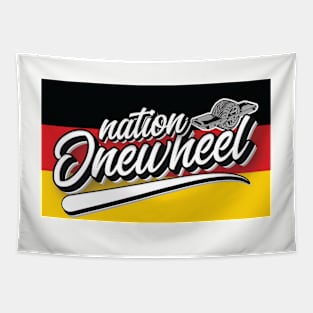 onewheel nation germany flag Tapestry