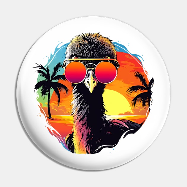 ostrich Pin by Ninja banana