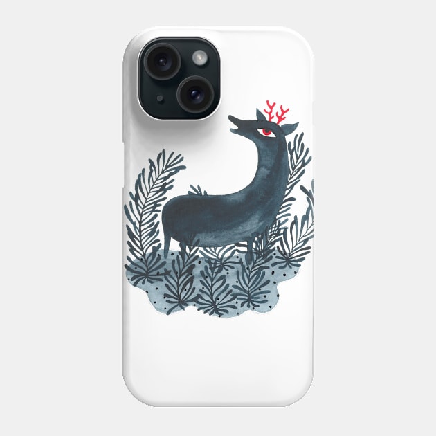 Deep sea deer Phone Case by zsalto