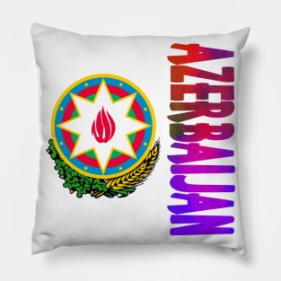 Azerbaijan Coat of Arms Design Pillow
