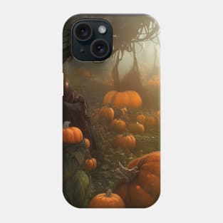 Sinister Halloween Pumpkin Patch Phone Case