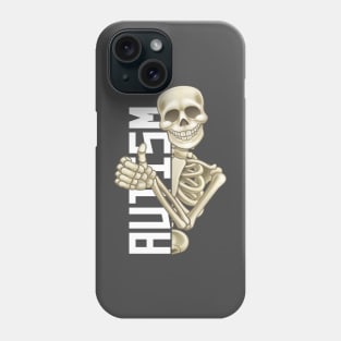 Autism Skeleton Meme: Skeletons in the Neurodiverse Closet Phone Case