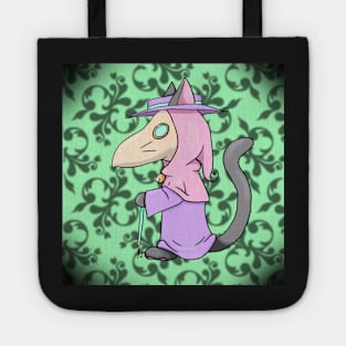 Pastel Kitty Plague Doctor Tote