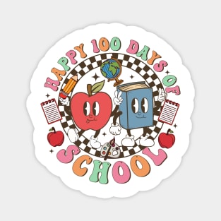 Happy 100 Days Of School, Funny 100 Days Of School, 100th Day Teacher Life, Book Lovers Magnet