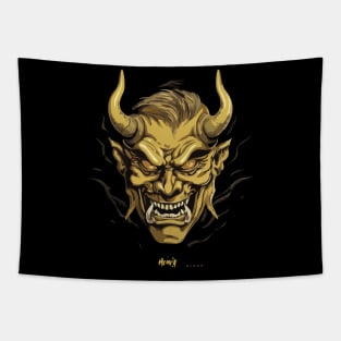 Hannya ( Gold Version ) Tapestry