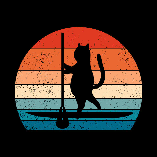 Paddleboard Cat by MARKBAY Shop