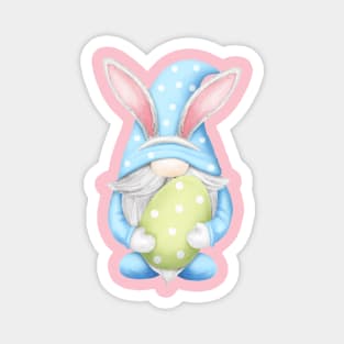 Hoppy Easter Gnomie Magnet