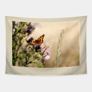 Small Tortoiseshell Butterfly Tapestry