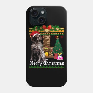 Ugly Christmas Sweater German Shorthaired Pointer Phone Case