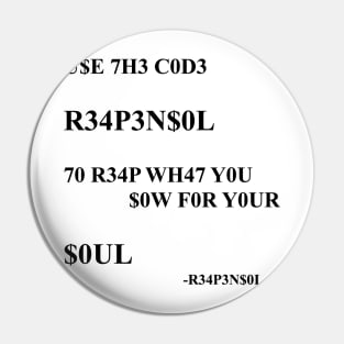 Reapensol intro quote. Pin