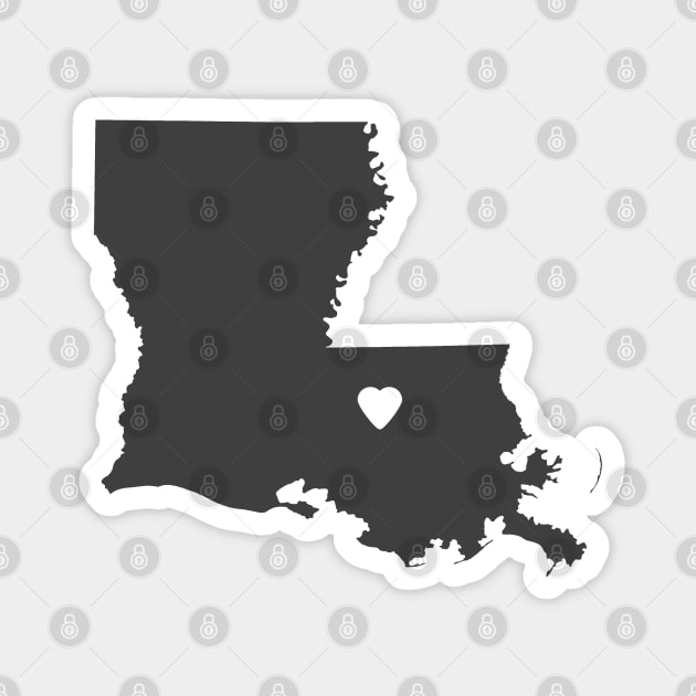 Louisiana Love Magnet by juniperandspruce