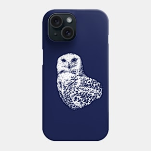 Snowy owl Phone Case