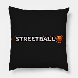 Streetball logo for Streetball player Pillow